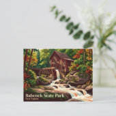 Babcock State Park USA Postkarte (Stehend Vorderseite)
