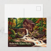 Babcock State Park USA Postkarte (Vorne/Hinten)