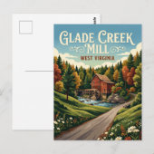 Babcock State Park USA Postkarte (Vorne/Hinten)