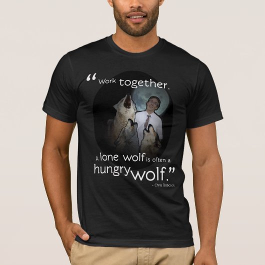 Babcock Wolf-Mond T-Shirt (Vorderseite)