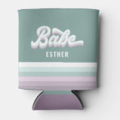 Babe bachelorette Hochzeit funky Retro 80's pastel Dosenkühler (Vorderseite)