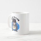 Babe-boon Funny Animal Monkey Baboon Pun Kaffeetasse (Vorderseite Links)