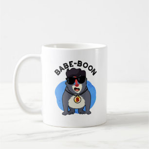 Babe-boon Funny Animal Monkey Baboon Pun Kaffeetasse