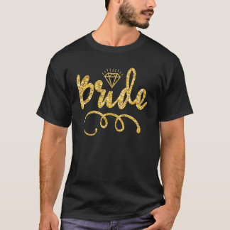 Babe Bride Trendy Retro Bride Squad Stamm Hochzeit T-Shirt