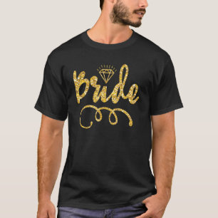 Babe Bride Trendy Retro Bride Squad Stamm Hochzeit T-Shirt