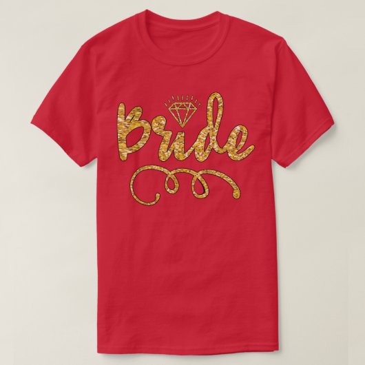 Babe Bride Trendy Retro Bride Squad Stamm Hochzeit T-Shirt (Design vorne)