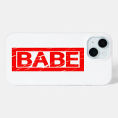 Babe Briefmarke Case-Mate iPhone Hülle (Rückseite (Horizontal))
