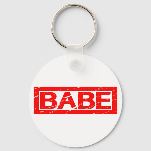 Babe Briefmarke Schlüsselanhänger (Vorderseite)