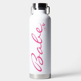 "Babe"-Buchstabe Druckwasserflasche, rostfreier St Trinkflasche