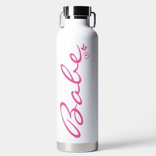 "Babe"-Buchstabe Druckwasserflasche, rostfreier St Trinkflasche (Vorderseite)