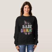 Babe Bunny Women Easter Day Rabbit Grandma Family Sweatshirt (Vorne ganz)
