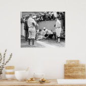 Babe erhält Bonked, 1924 Poster (Küche)