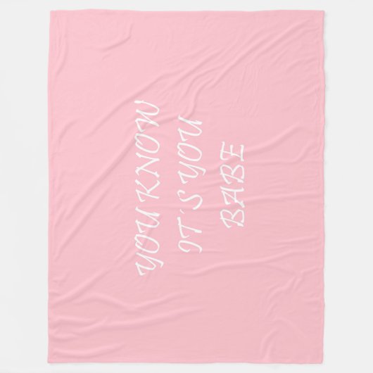 Babe Fleecedecke (Vorderseite)