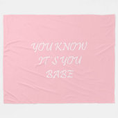 Babe Fleecedecke (Vorderseite (Horizontal))