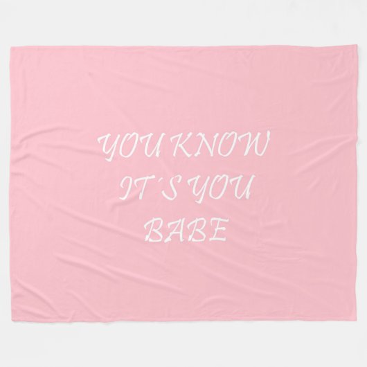 Babe Fleecedecke (Vorderseite (Horizontal))