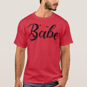 Babe Heart Vintag Bride Bridesmaid Bachelorette P T-Shirt