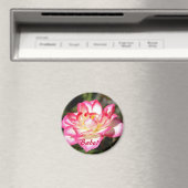 Babe! Magnet Geschenke Rosa Blume Floral (In Situ (Geschirrspüler))