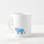 Babe mit dem Turm von Hoodoos Kaffeetasse (Vorderseite Links)