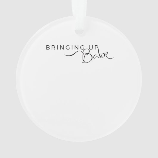 Babe-Ornament Ornament (Rückseite)