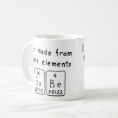 Babe Periodenname Tasse (Vorderseite Links)