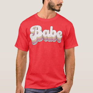 Babe Retro Bride Niedlich Bridesmaid Bachelorette T-Shirt