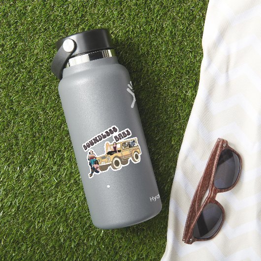 Babe-Retro-Hydroflasche Aufkleber (HydroFlask Insitu)