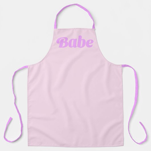 BABE Statement Apron – Cook Cute, Serve Confidence Schürze (Vorderseite)