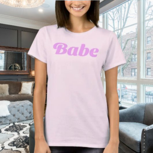 BABE Statement Shirt – Soft Confidence, Bold Energ