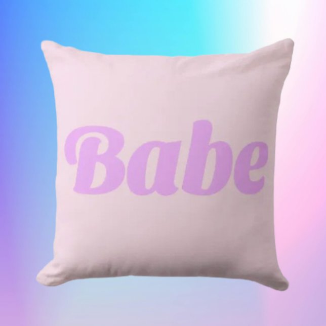 BABE Statement-Wurfkissen – Mutig, Gemütlich & Sel Kissen (Von Creator hochgeladen)