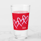 Babe Triple Red Heart Tumbler (Rückseite)