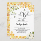 BaBee Gender Neutral Baby Duwer Einladung (Vorne/Hinten)