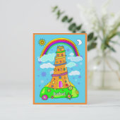 Babel Postkarte (Stehend Vorderseite)