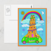 Babel Postkarte (Vorne/Hinten)