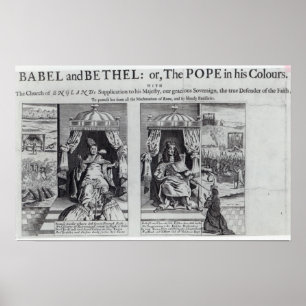 Babel und Kirche Poster