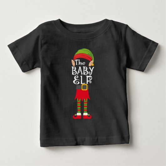 Babelelfamilie passend Weihnachten Baby T-shirt (Vorderseite)