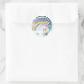 Babelente Runder Aufkleber (Tasche)