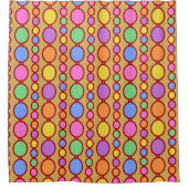 Babes Beads Bright Red Duschvorhang (Vorderseite)