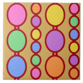 Babes Beads Bright Red Fliese (Vorderseite)