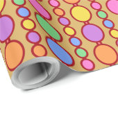 Babes Beads Bright Red Geschenkpapier (Rolleneckpunkt)