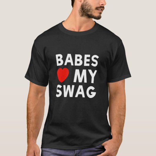 Babes Liebe meine schwänzenden Mode-Girls Boys T-Shirt (Vorderseite)