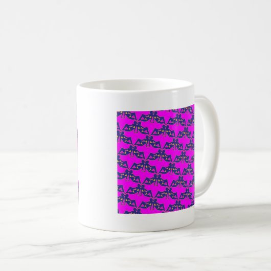 Babes Pattern Kaffeetasse (VorderseiteRechts)