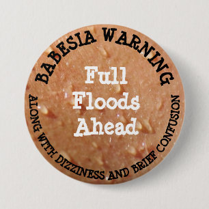 Babesia Humor Button
