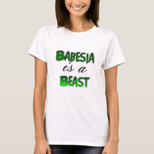Babesia ist ein Biest Lyme-Borreliose-Bewusstsein- T-Shirt