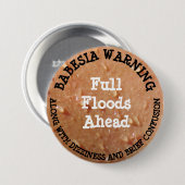 Babesia Spaß Button (Vorne & Hinten)