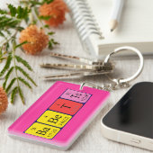 Babette Periodenschlüsselring Schlüsselanhänger (Vorderseite rechts)