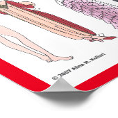 Babette Wear Paper Puppen Poster (Ecke)