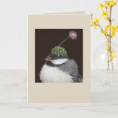 Babettkarte Karte (Gelbe Blume)