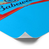 Babeweiser Lustiger Bierliebhaber Trinkparty-Witz Poster (Ecke)