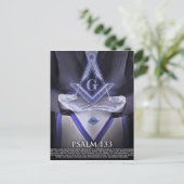 babfa280806c9f0f9ee8b4aef15b660f—masonic-symbole- postkarte (Stehend Vorderseite)