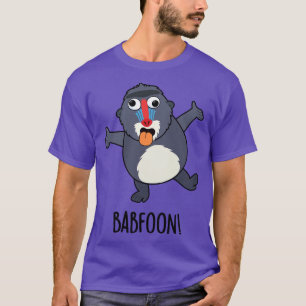 Babfoon Lustiger Baffoon Pavian Wortspiel T-Shirt